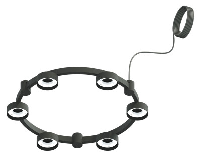 Корпус подвесной поворотный для насадок с диаметром D85мм 6*GX53, AMBRELLA LIGHT, C9232