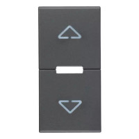 Vimar Две клавиши 1М с символом стрелки, серые, 20755.2