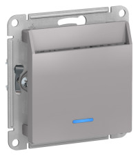 ATN000367 - ATLASDESIGN ВЫКЛЮЧАТЕЛЬ карточный с подсветкой, 10А, без задержки отключения, механизм, АЛЮМИНИЙ, Systeme Electric ATN000367 - ATLASDESIGN ВЫКЛЮЧАТЕЛЬ карточный с подсветкой, 10А, без задержки отключения, механизм, АЛЮМИНИЙ, Systeme Electric