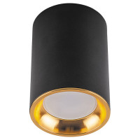 Светильник потолочный MR16 35W 230V, черный, золото, ML175, Feron 32633