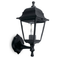 Светильник садово-парковый, 60W 230V E27 черный, НБУ 04-60-001, 32226 ( на стену вверх), Feron 32226