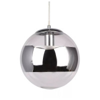 Arte Lamp GALACTICA, Подвес, цвет арматуры - ХРОМ, цвет плафона/декора - ПРОЗРАЧНЫЙ, ХРОМ, 1х40W E27, A1581SP-1CC