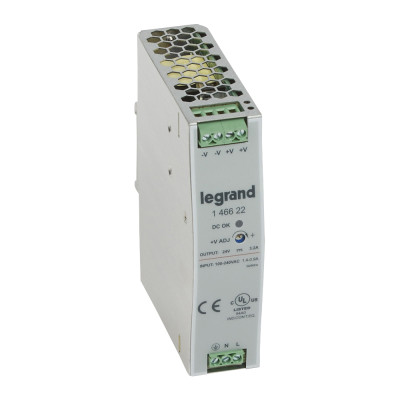 Legrand 1-фазный Импульсный источник питания 24В 75Вт 3,2A, 146622