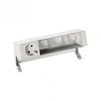 Simon 400 Белый Настольный розеточный блок, 1х2P+E, 3 пустых модуля, 42401000-130