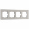 Werkel W0043117/ Рамка на 4 поста Senso (дымчатый, стекло soft-touch), a067418