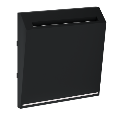 Накладка для выключателя карточного, S70 (черный матовый), VLS002608