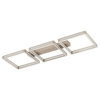 99786 Потолочный светильник ALTAFLOR, LED 36W, 3600lm, L990, B295, H70, сталь, матовый никельй/пласт