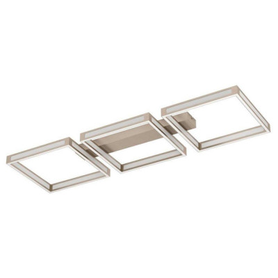 99786 Потолочный светильник ALTAFLOR, LED 36W, 3600lm, L990, B295, H70, сталь, матовый никельй/пласт