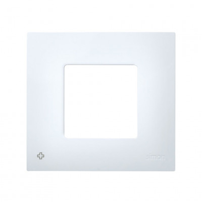 Simon Рамка-декор на 1 пост для 2700610-03., S27Pl, антибактериальная, белый, 2700617-060