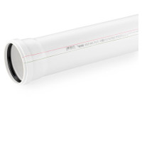 Канализационная труба диам. 125/150 мм Канализационная труба диам. 125/150 мм