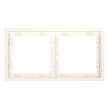Рамка пластиковая VOLTUM S70 на 2 пост, (хлопок), VLS100213