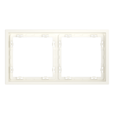 Рамка пластиковая VOLTUM S70 на 2 пост, (хлопок), VLS100213