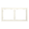 Рамка пластиковая VOLTUM S70 на 2 пост, (хлопок), VLS100213