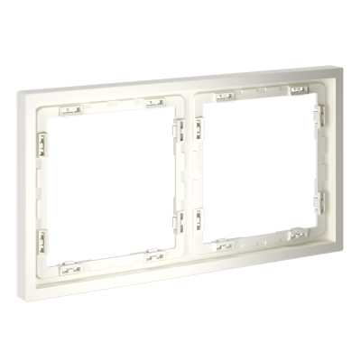 Рамка пластиковая VOLTUM S70 на 2 пост, (хлопок), VLS100213