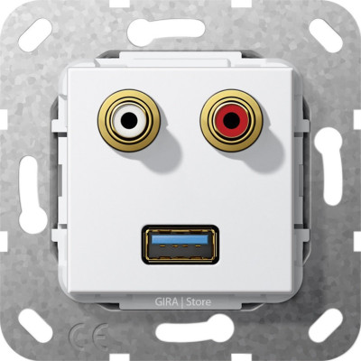 Разъем USB 3.0 A,тюльпан аудио