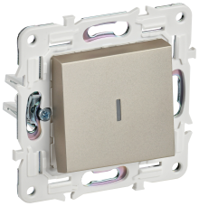 SKANDY Выключ. 1-кл. с инд. 10А SK-V07Sh шамп. IEK, SK-V10-1-10-K37