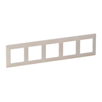 Legrand Valena LIFE.Рамка "Слоновая кость".5-постовая универсальная, 754045