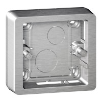 Legrand Коробка для накладного монтажа - 1-местная - Программа Celiane - титан, 080244