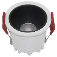 Downlight Alfa LED Встраиваемый светильник, цвет: Бело-черный 10W