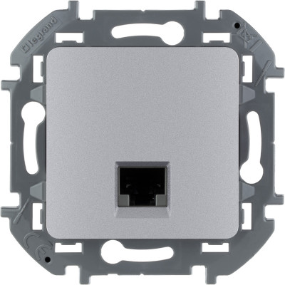 Legrand Розетка компьютерная RJ45 категория 6 UTP - Legrand Inspiria - алюминий, 673832