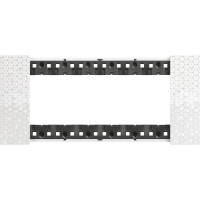 KA4806MW Bticino LIVING NOW. Декоративная рамка 6 модулей.Цвет "Пиксель", KA4806MW