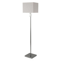 Arte Lamp NORTH, Торшер, цвет арматуры - ХРОМ, цвет плафона/декора - БЕЛЫЙ, 1х60W E27, A5896PN-1CC