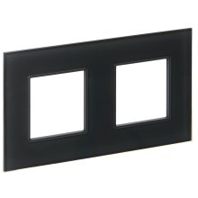 SKANDY Рамка 2-мест. SK-F22G стекло граф. IEK, SK-M22-G-K53