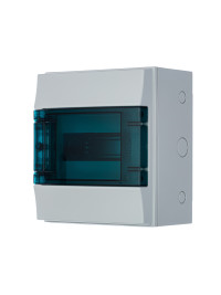 65P08X12A - Бокс настенный 8М прозрачная дверь Mistral65 (с клемм) 65P08X12A - Бокс настенный 8М прозрачная дверь Mistral65 (с клемм)