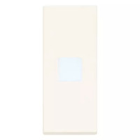 Vimar Клавиша 1M выровненная с диффузором белая, 31000.DB