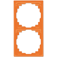 Рамка для инсталляции в кабельных каналах, 2-кратная; оранжевая, CD582KO