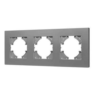 049756 - Рамка пластиковая FRM-PERIO-PL-3-GR (Arlight, -)