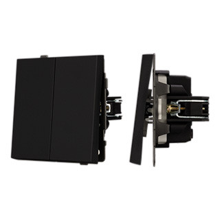 054559 - Механизм выключателя управления шторами SWT-TENDO-MKR2-SFPL-BK (230V, 10A) (Arlight, -)