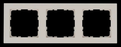 Рамка G-Classic  3-постовая, цвет Тауп, G1003T, Jasmart Electric