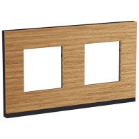PURE РАМКА 2-постовая, горизонтальная, ДУБ/антрацит