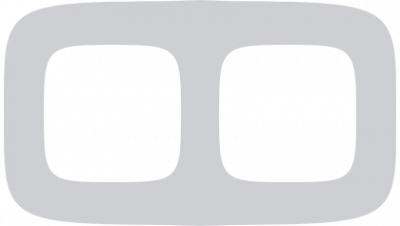 Legrand Valena ALLURE.Рамка "Белое стекло".2-постовая универсальная, 755542