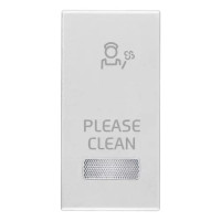 Vimar Кнопка 1M + диффузор с символом PLS, серебро матовое, 20026.PLS.N