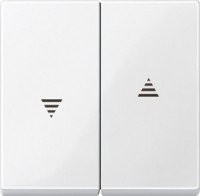 MTN432419 - Schneider Electric Merten SM Бел глянец Клавиша 2-ая жалюзийная, Schneider Electric