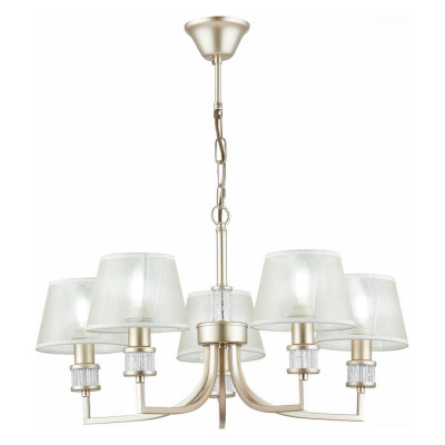 Evoluce SLE107503-05 Светильник подвесной Золотистый/Шампань E14 5*40W