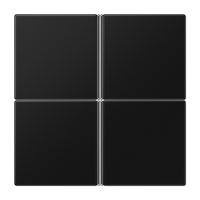 Набор накладок 4 группы для модулей F40; термопласт; черный матовый, LS404TSASWM Набор накладок 4 группы для модулей F40; термопласт; черный матовый, LS404TSASWM