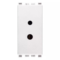 Vimar Розетка 2P 6A 24V поляризованная, белая, 20331.B