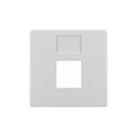FD17896 Fede Fede Плата монтажная Multimedia для 1-го разъёма, белая