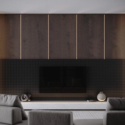 Профиль SL-MINI-SHELF-H9-2000 ANOD OLIVE GREY (Arlight, Алюминий), 038208