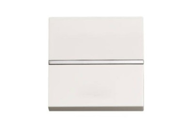 N2210 BL     Abb NIE Механизм 1-клавишного проходного переключателя с клавишей, 2-модульный, Zenit, альп. бел 2