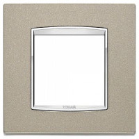 20642.C14 - Vimar Накладка классика для 2 модуля титан матовый
