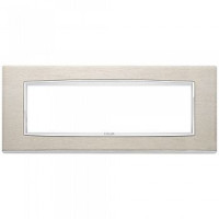 20657.C91 - Vimar Накладка классика для 7 модулей нержавеющая сталь натуральная зашкуреная