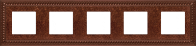 FD01235RU Fede Sevilla Рамка 5-ная, Rustic Cooper