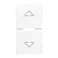 Vimar Две клавиши 1М с символом стрелки, белые, 20755.2.B