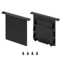 Заглушка SL-LINIA52-3L-F-LOW BLACK глухая (Arlight, Пластик), 044706