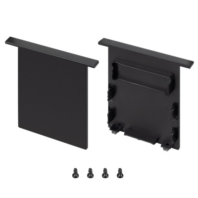 Заглушка SL-LINIA52-3L-F-LOW BLACK глухая (Arlight, Пластик), 044706