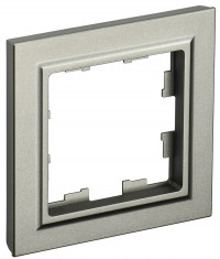 BRITE Рамка 1-мест. РУ-1-БрШ шамп. IEK, BR-M12-K37